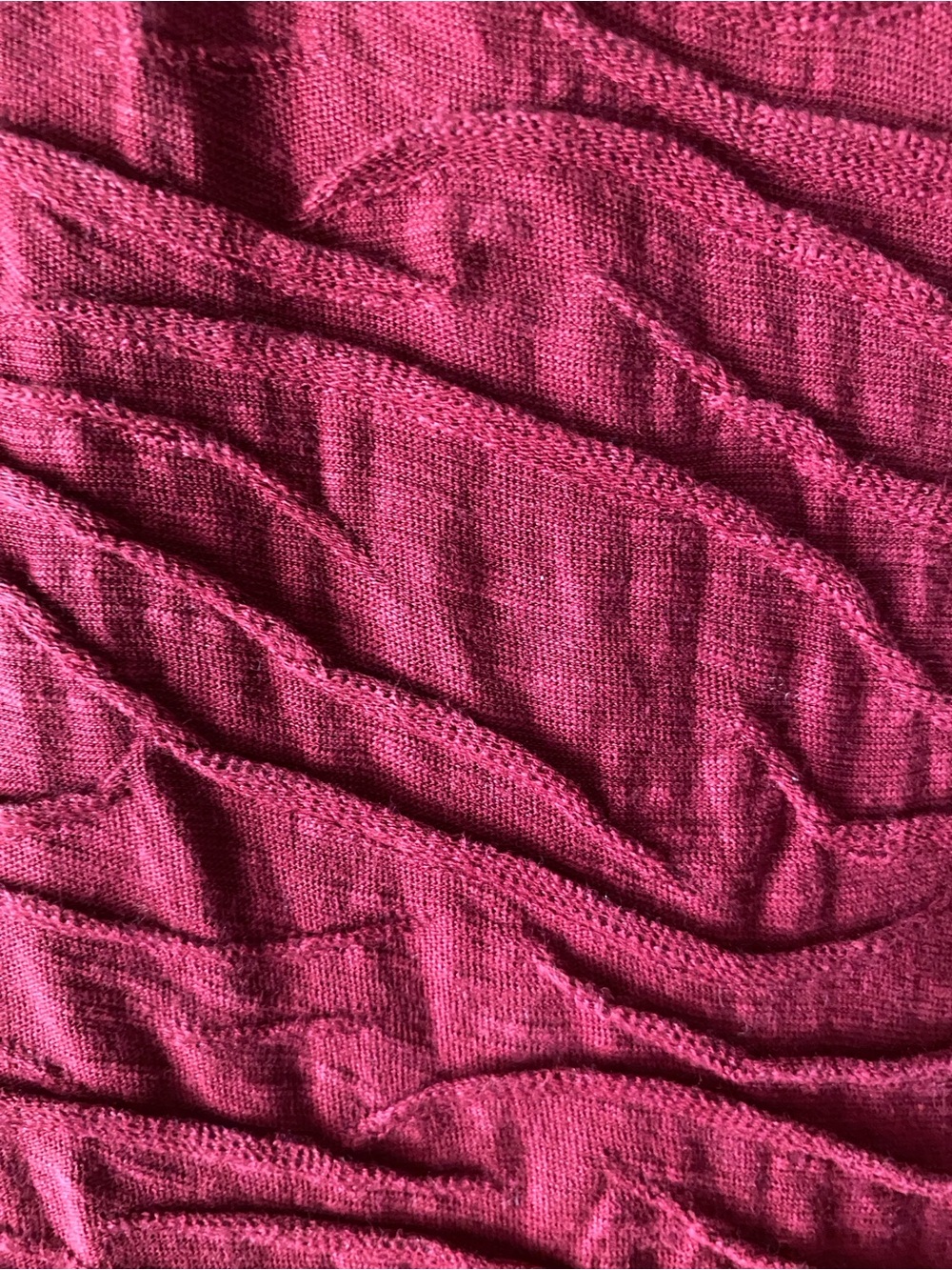Horny Toad Samba Wave Midi Skirt in Berry. Size Large. - Picture 5 of 7